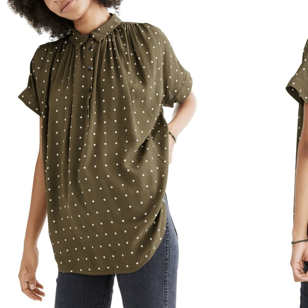 Central grid popover shirt